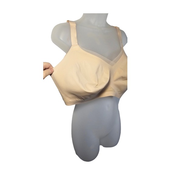 Honeylove Crossover Wireless Bra in Sand LWBR0304 Adjustable Straps Size 2X - Picture 4 of 7